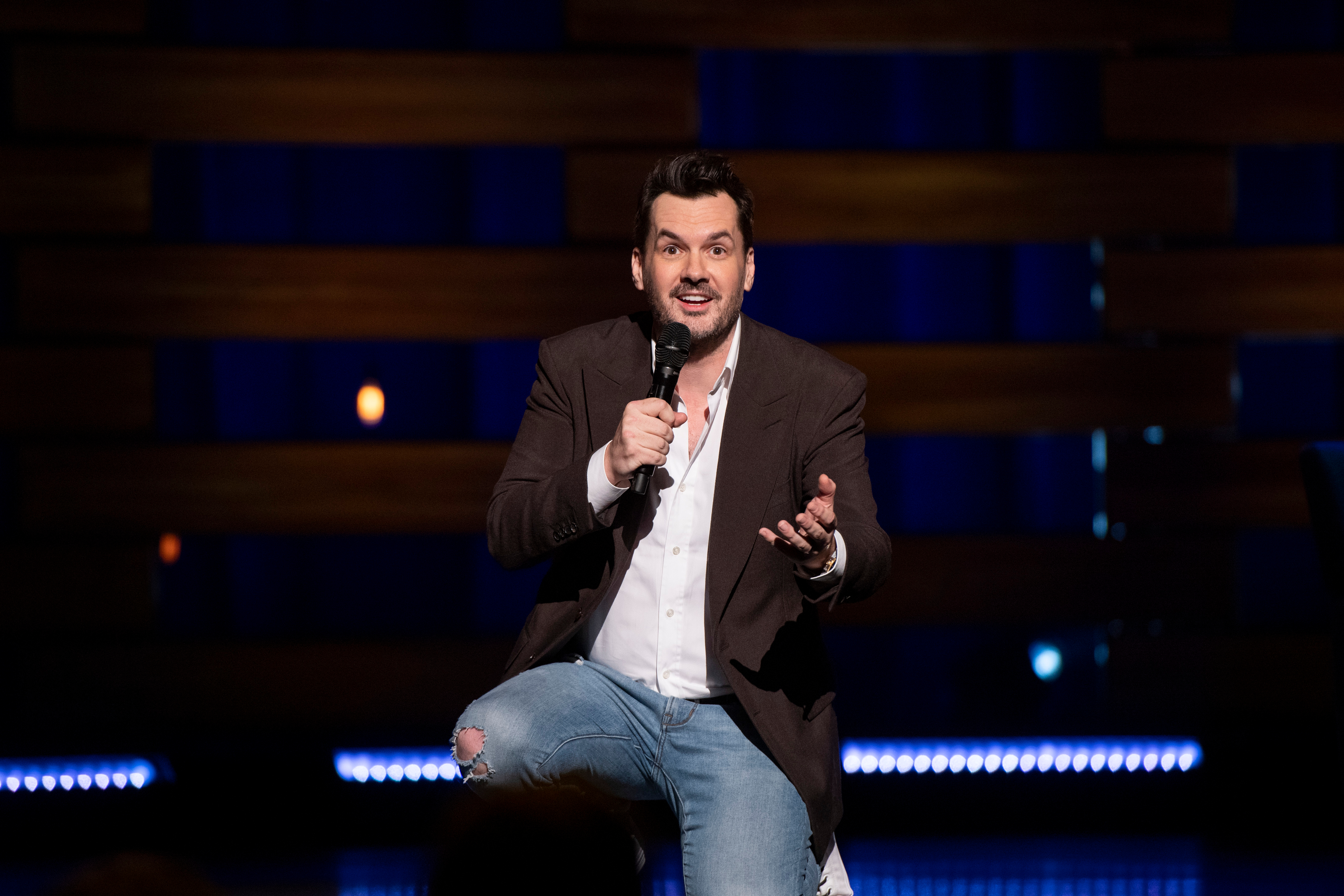 Jim Jefferies on stage